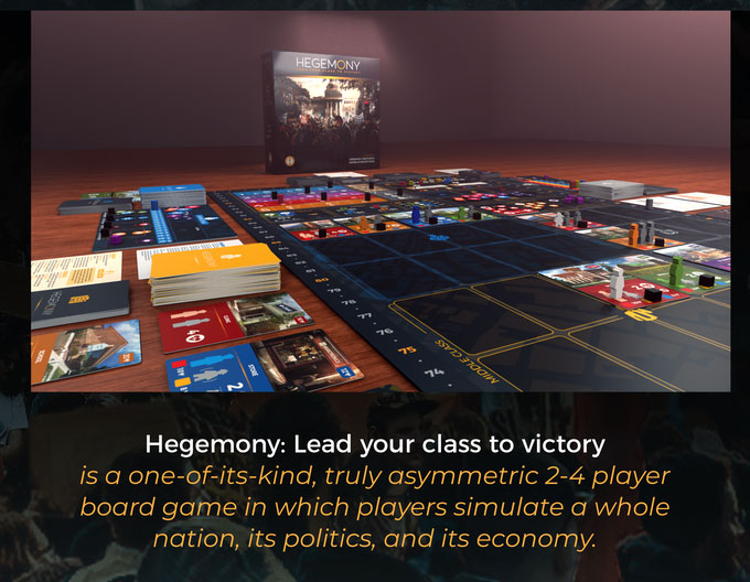 Hegemony:国家、政治、経済のすべてをシミュレートする、非対称ボードゲーム